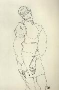 Egon Schiele Standing Male Figure china oil painting artist